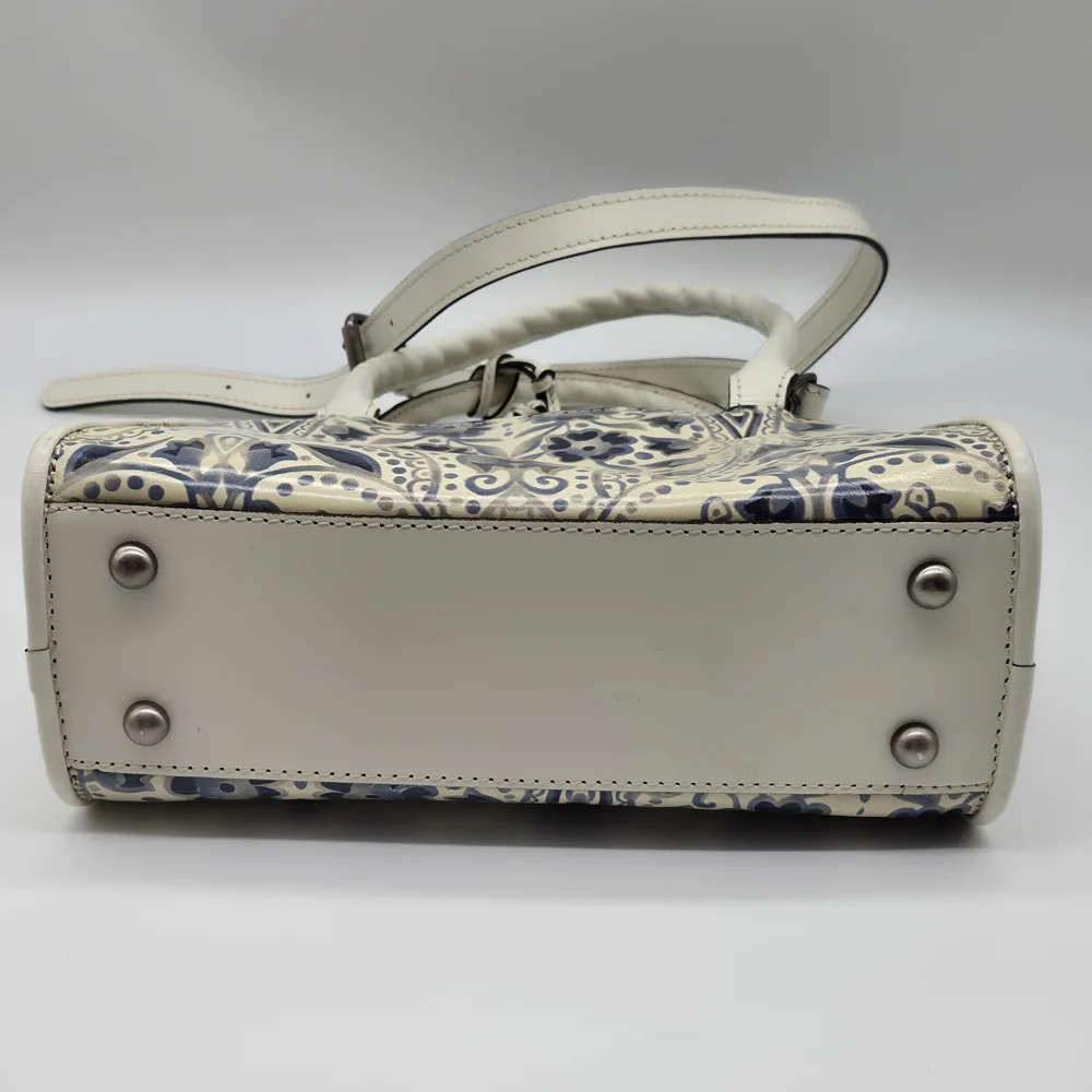 Rare Like New Patricia Nash Small Leather Paris Satchel Crossbody Terresa Wallet - Picture 9 of 16